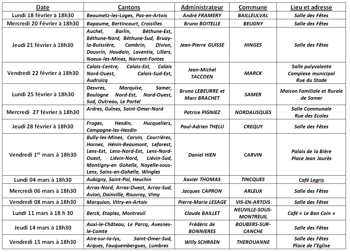 calendrier reunion2013